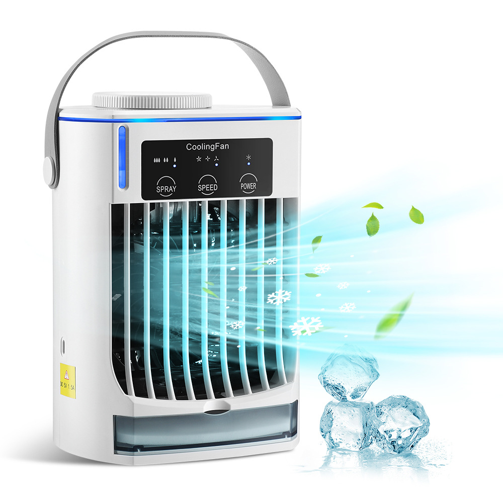 Air Cooler Household Spray Humidifier Fan Water-cooled Air Conditioning Fan Usb Desktop Cooling Fan Cooler