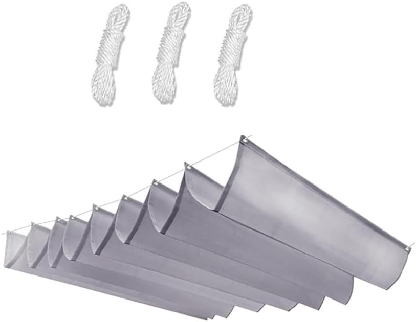 Voile D'Ombrage Rétractable, Réglable En Tissu Oxford En Polyester Imperméable Avec Anneaux Toriques, Bords Doubles Cousus, Protection Uv Et Design Élégant Pour Terrasse, Balcon, Jardin (2x5m)