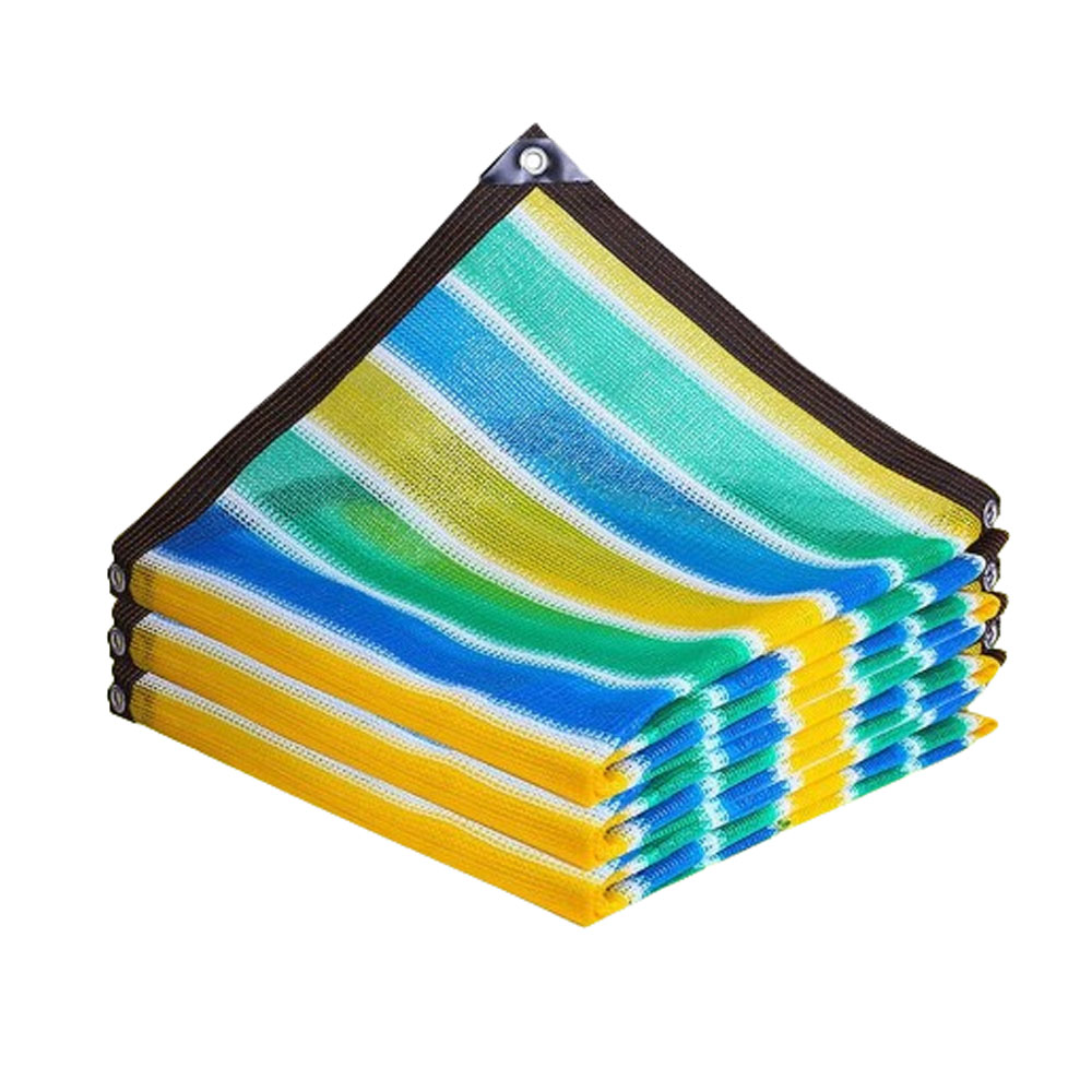 Lightweight And Durable Shade Sail 90% Uv Protection Mesh With Grommets For Patio, Party, Garden, Lawn