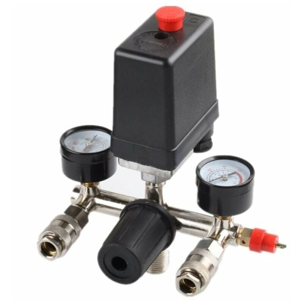 Régulateur De Pression Avec Pressostat Pour Compresseur. Pressostat Avec 2 Affichages X