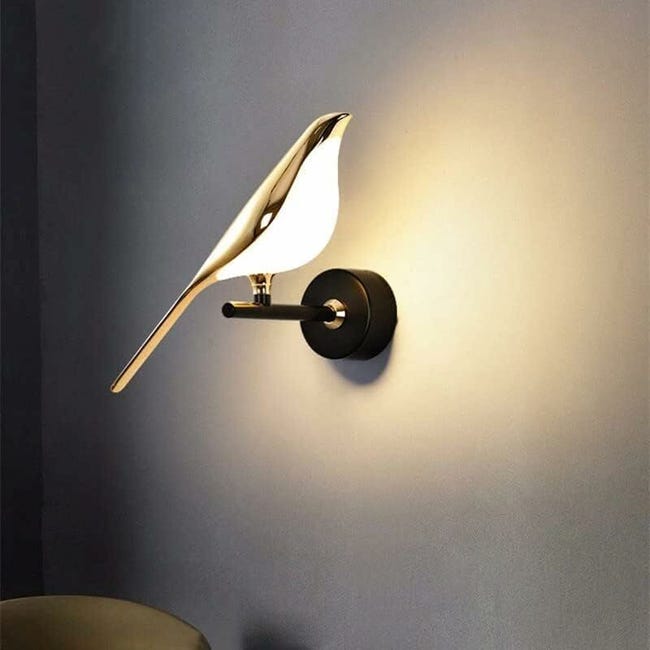 Applique Murale Magpie Salon Tv Fond Applique Murale Hôtel De Luxe Lampe De Chevet Simple Applique Murale Créative (lumière Chaude Unique) (sku Produit : 94940377 Sku Offre : Lehuamwj95)
