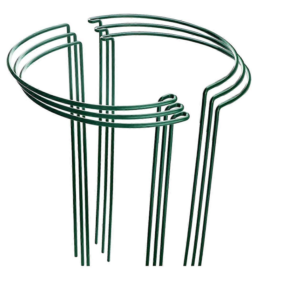 Lot De 6 Grands Tuteurs De Jardin En Forme D'Arc De 60 Cm De Haut, Supports Métalliques.