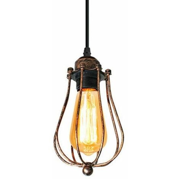 Vintage Industriell Hänglampa E27 Lights Retro För Cafe House Loft Kök Vardagsrum Och Hotell Sovrum (rust）