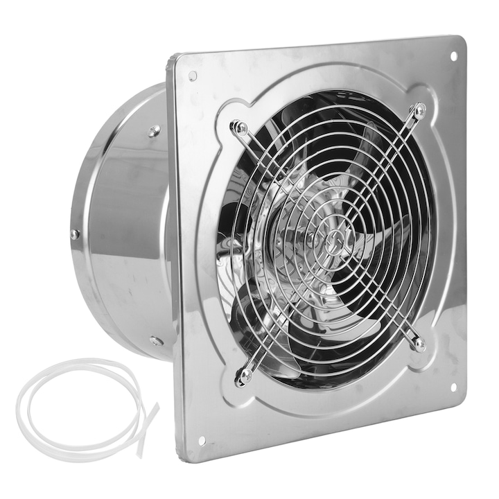 Ventilator De Evacuare Pentru Baie, Jormftte, Inox, 52w, 850m/h, 250x250mm