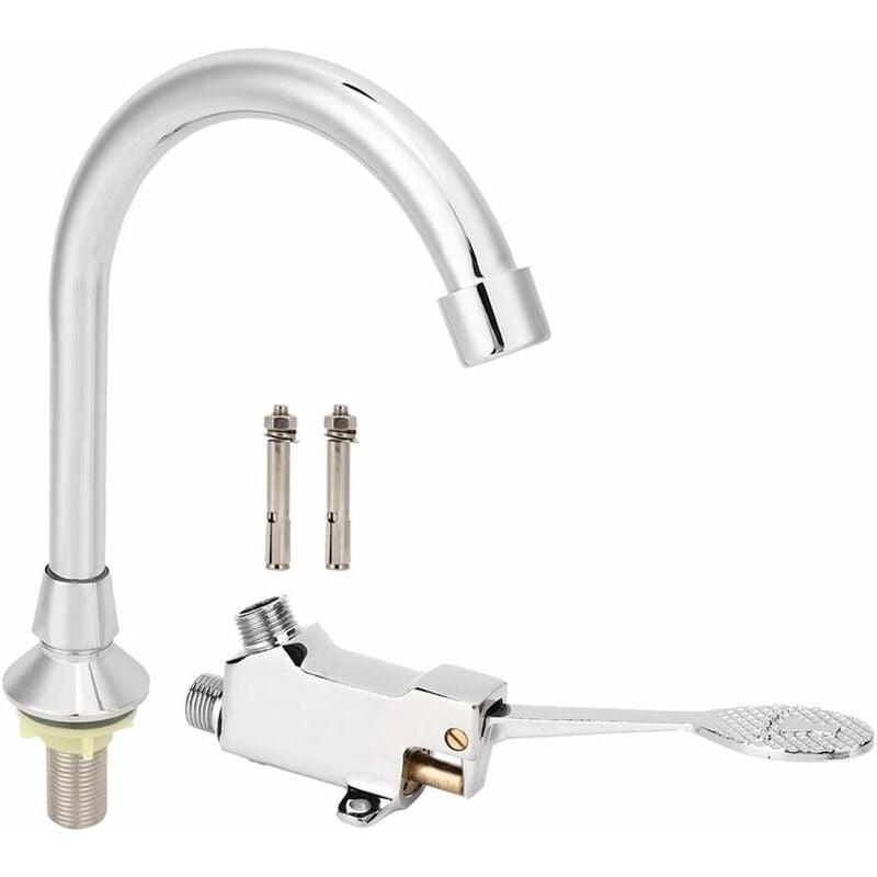 Pédale Robinet Salle De Bain Évier Robinet Ensemble Laboratoire Médical Pédale Évier Robinet Kit Accessoires