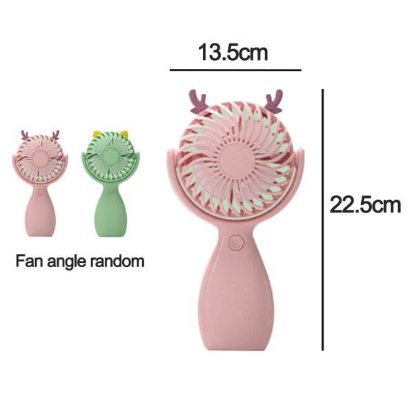 Mini Ventilateur Portable, Ventilateur De Bureau Usb, Petit Ventilateur Personnel Rose