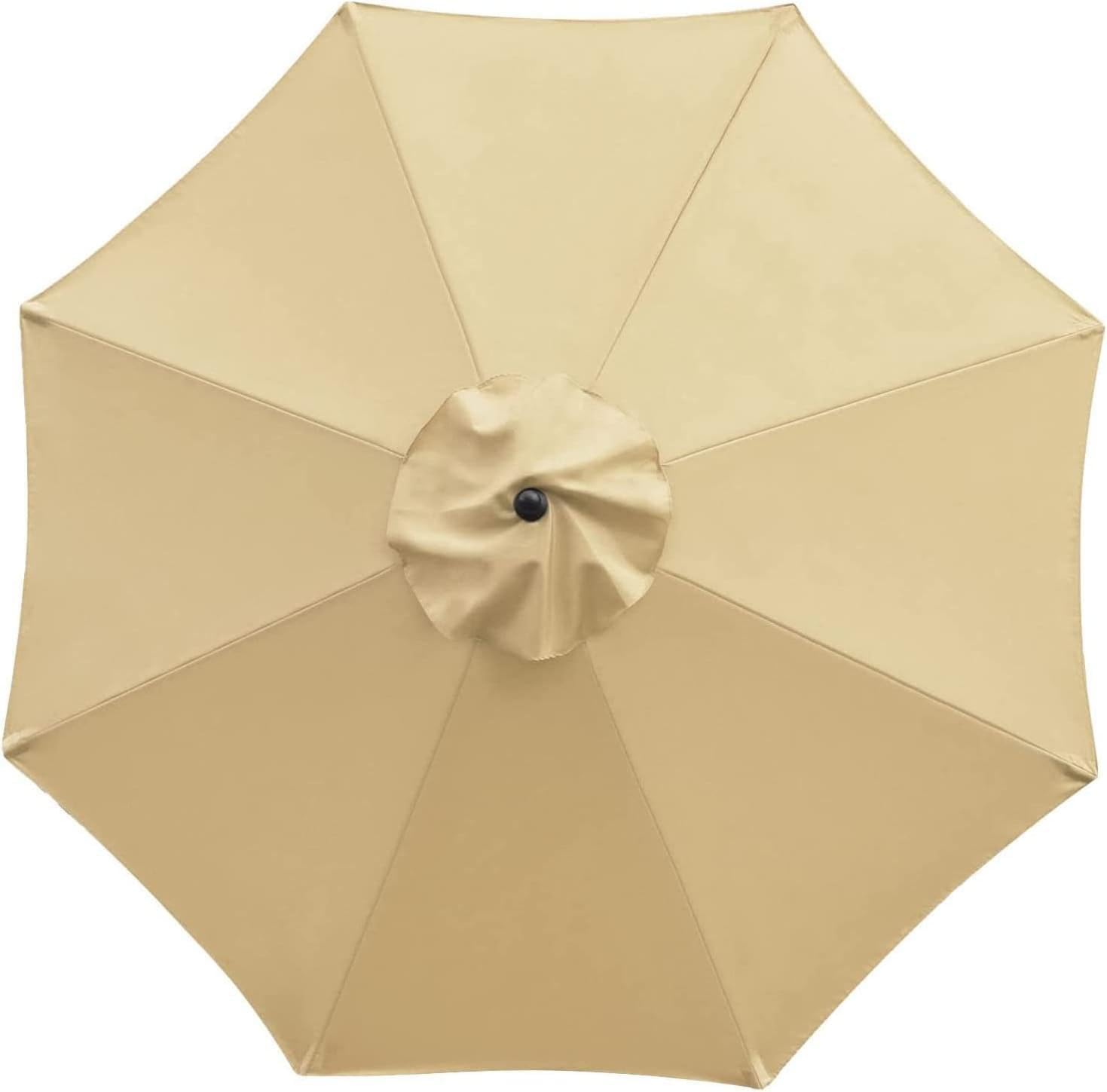 Housse De Rechange Pour Parasol, Toile De Rechange Pour Parasol À 8 Baleines, Toile De Rechange Pour Parasol De Table D'Extérieur (kaki, Taille : 3 M/8 Baleines)