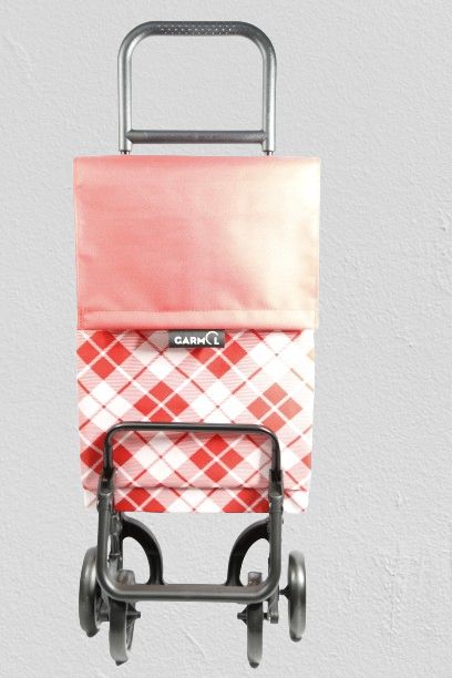 Black Mig Foldable Shopping Trailer Red