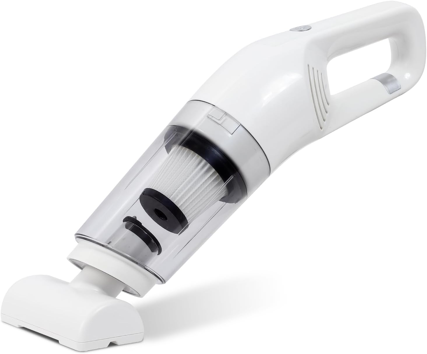 Handheld Vacuum For Pet Hair - Hand Car Vacuum Cordless Rechargeable With High Power Suction, Portable Vacuum With Large-capacity Battery, Mini Vacuum For Car/home (white)