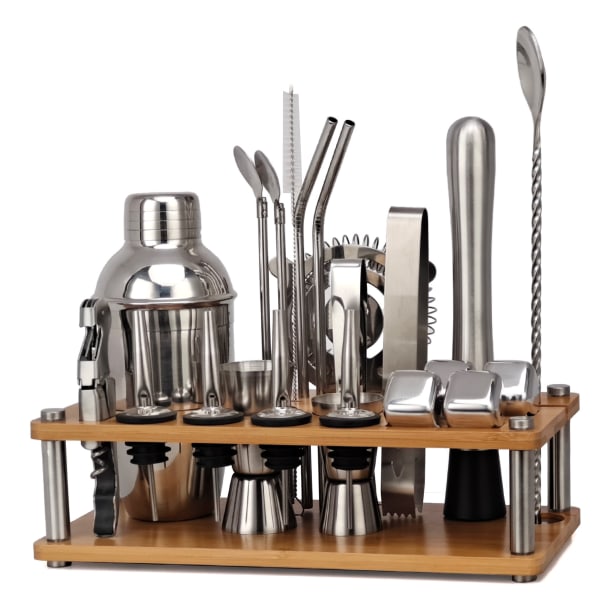 Bartender Cocktail Kit 23-delad Shaker I Rostfritt Stål Shakerställ För Blandade Drycker Martini Bar Tools (storlek : Boston Sh