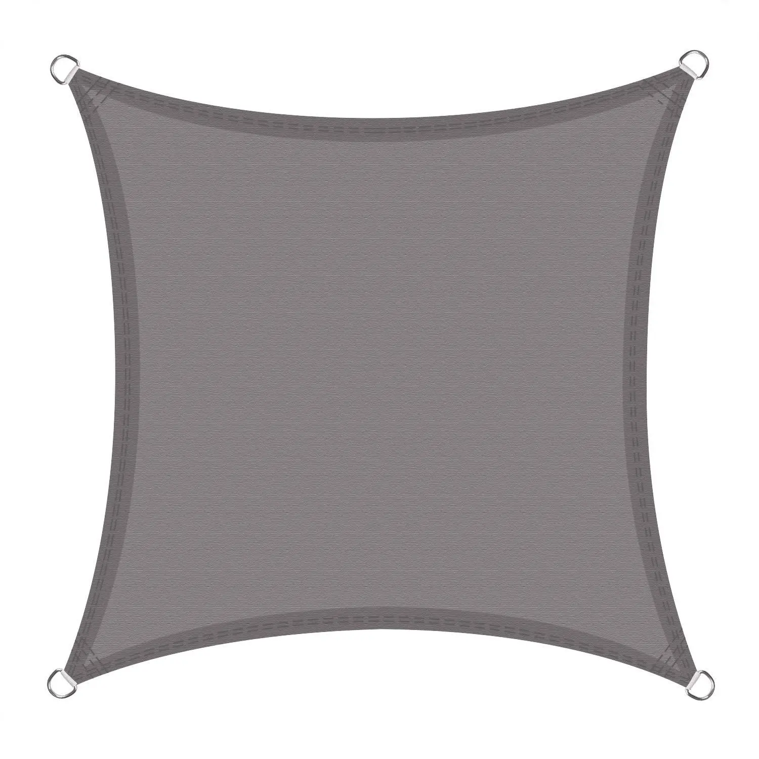 Shade Sail Waterproof Sunscreen 98% Blocks Uv Garden Beach Patio Awning Quad (grey)
