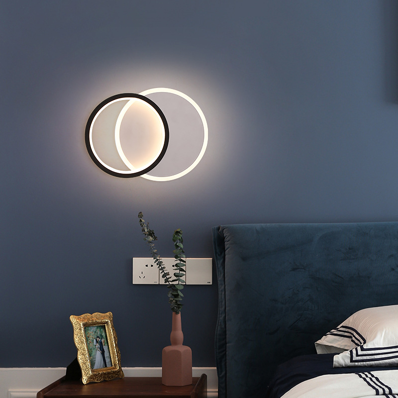 Applique Murale D'Intérieur Led 24 W 1800 Lm, Ronde, Style Moderne, 3 Températures De Couleur, Idéale Pour Salon, Chambre [classe Énergétique E]