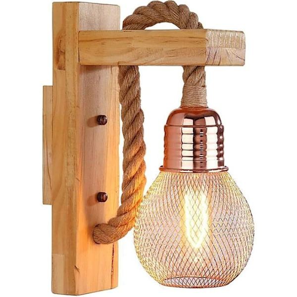 Wall Lamp In Retro Industrial Style Creative Lamps (stock With Black Cover), For Indoors And Outdoors