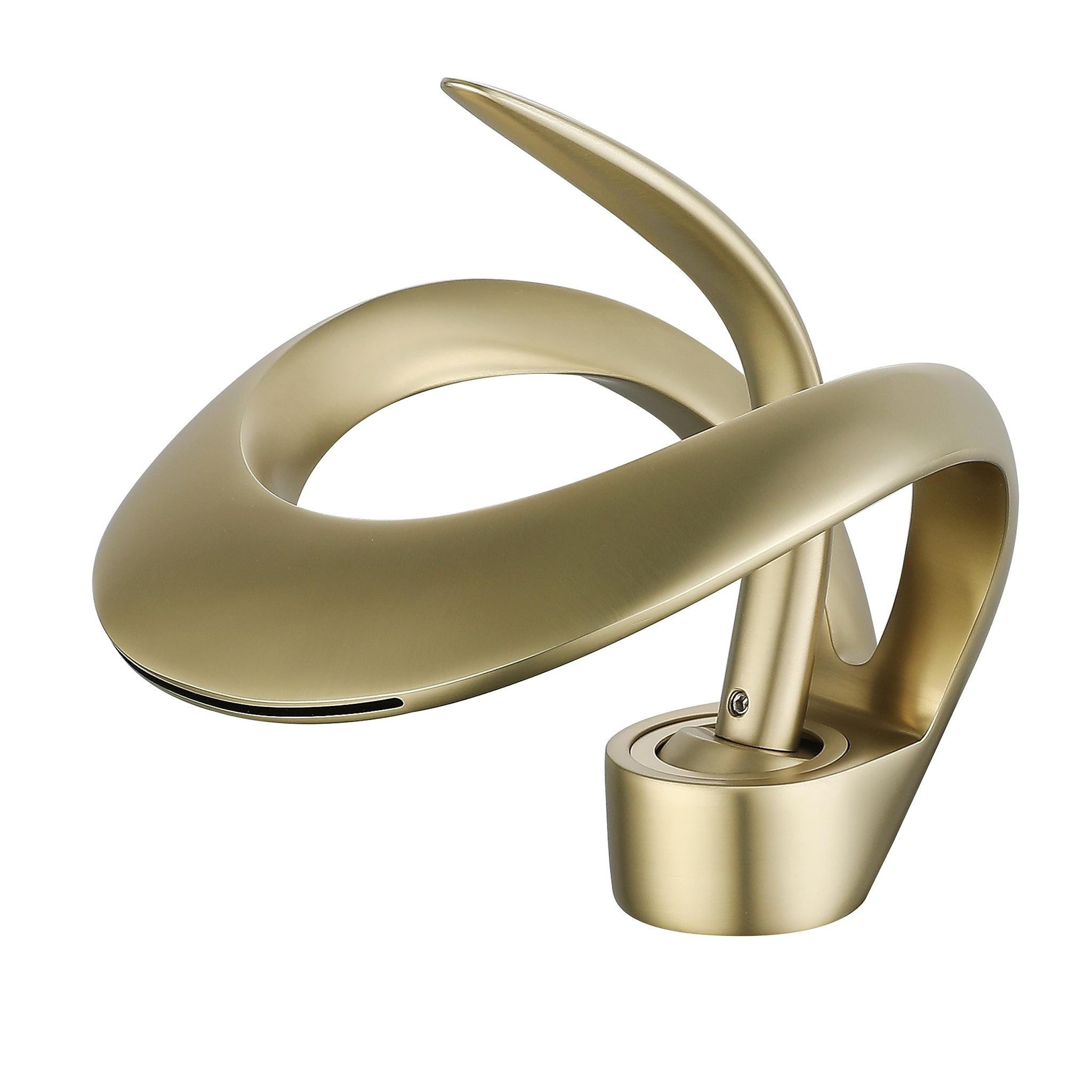 Robinet Cascade Salle De Bain,robinet De Lavabo Cascade,cascade Mitigeur Salle Bain Avec Valve En Céramique Monocommande Chaude Et Froide Réglable,robinet Lavabo Cascade (or)