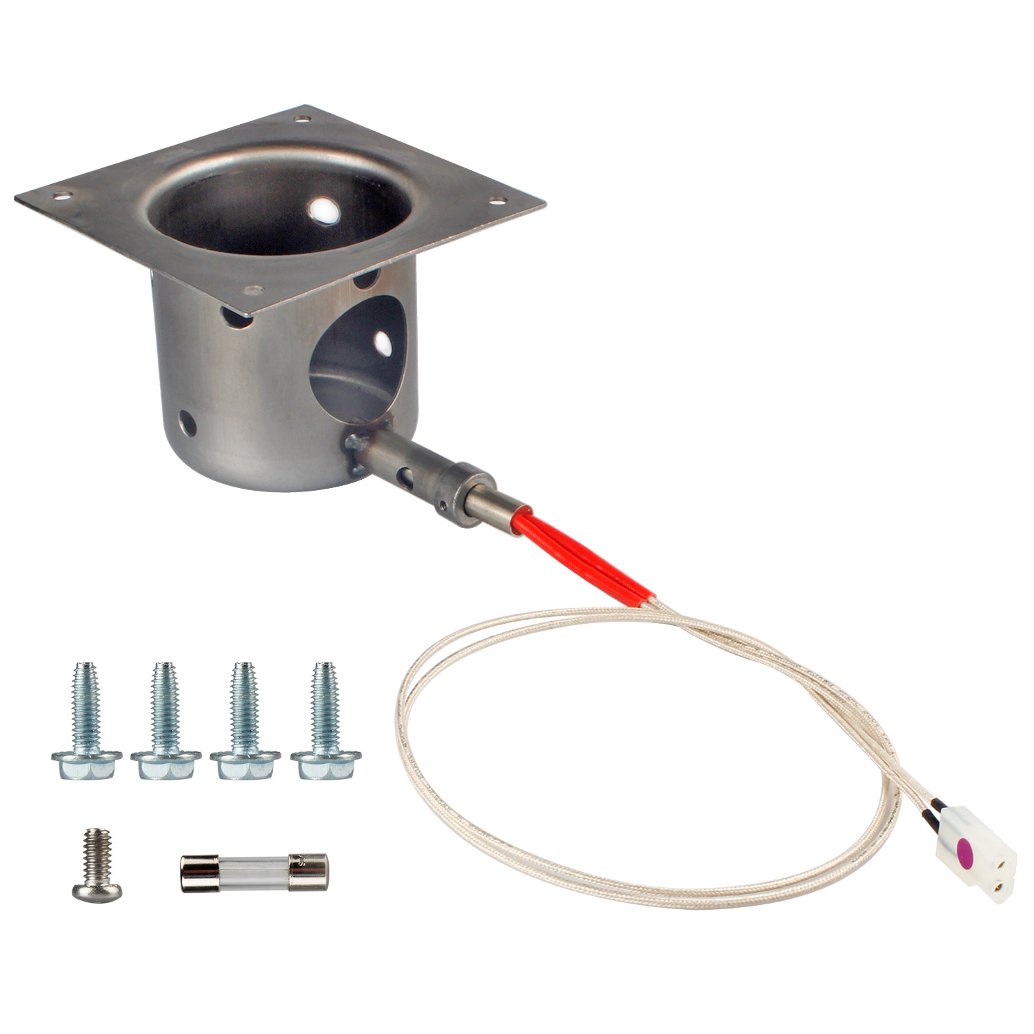 Kit De Pièces De Rechange Pour Brûleur Et Allumeur À Granulés De Bois Traeger Et Pit Boss : Brûleur, Vis Et Fusible Inclus.