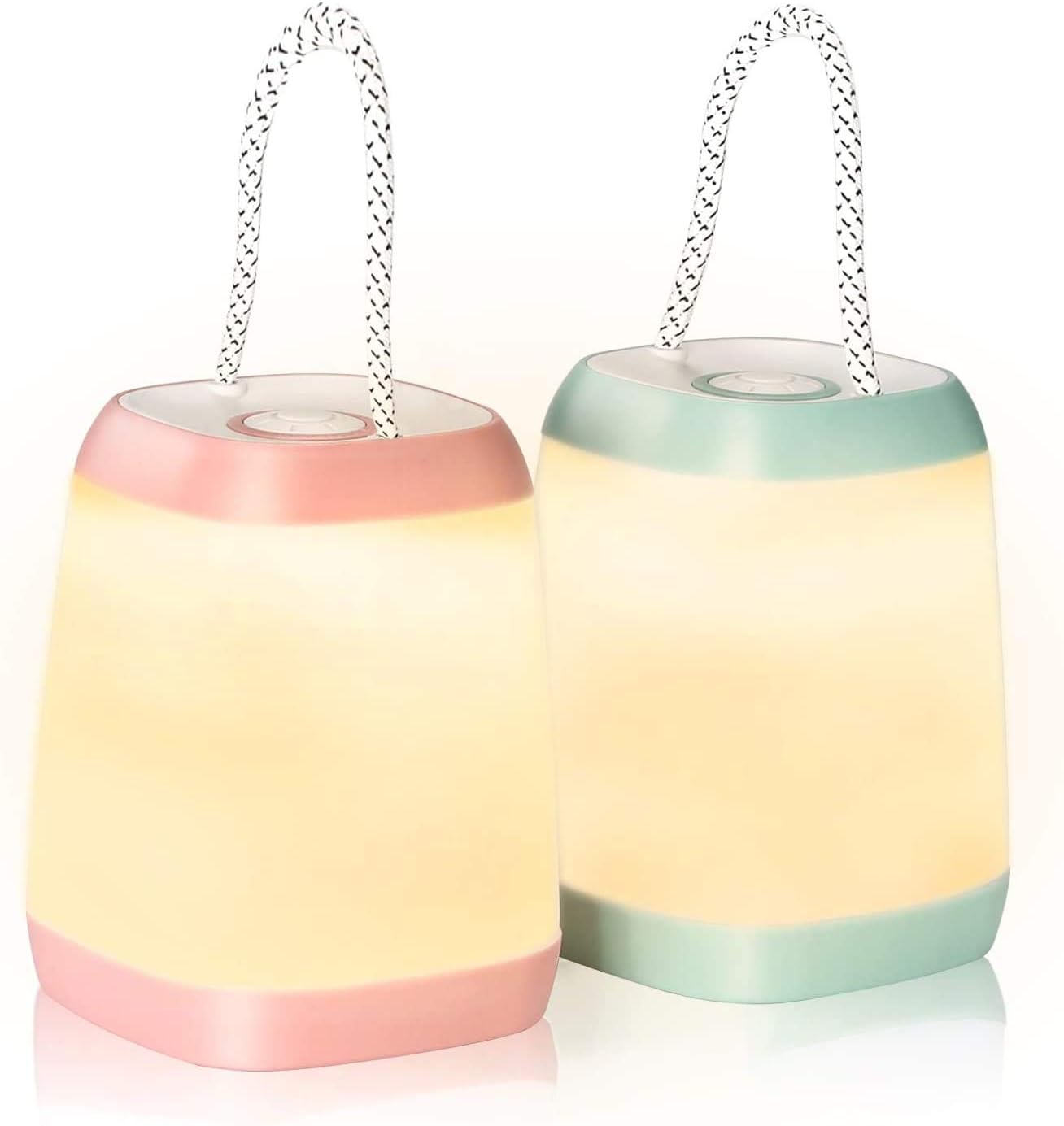 Lot De 2 Lampes De Camping Led Portables, Lanternes De Tente Led À 3 Modes, Idéales Pour Le Camping, La Randonnée Et Les Situations D'Urgence. Fonctionne Sur Piles Et Convient Aussi Bien À L'Extérieur
