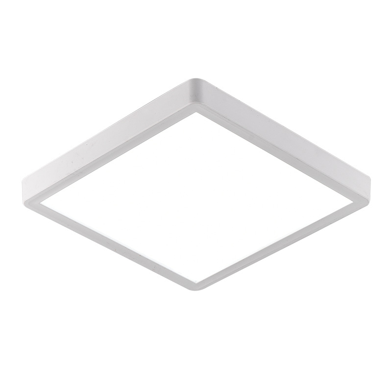 Plafonnier Led, Ip44 Lampe De Salle De Bain Étanche Carrée Plate 24w 6500k 2400lm Lampe Simple Moderne Mince Pour Salon Chambre Cuisine Balcon Sous-sol Bureau, 300x25 Mm [classe Énergétique F]