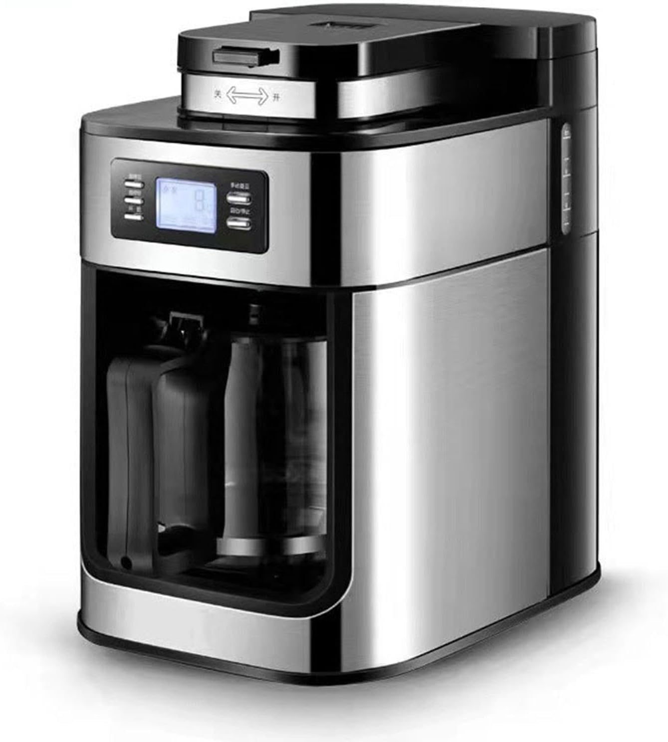 Automatic Espresso Machine 3-level Intensity Adjustment Built-in Adjustable Espresso Bean Grinder