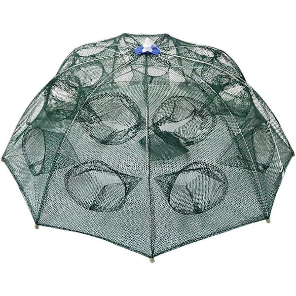 Épuisette Pliable Et Portable, Filet De Pêche Automatique Pour Poissons, Crevettes, Gardons, Écrevisses, Crabes