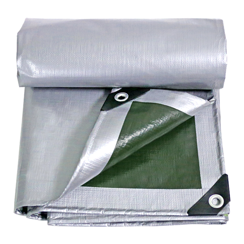 Lona Impermeable Para Acampar, Pesca, Jardinería, Lona Resistente, Lona Plateada, Cubierta Premium
