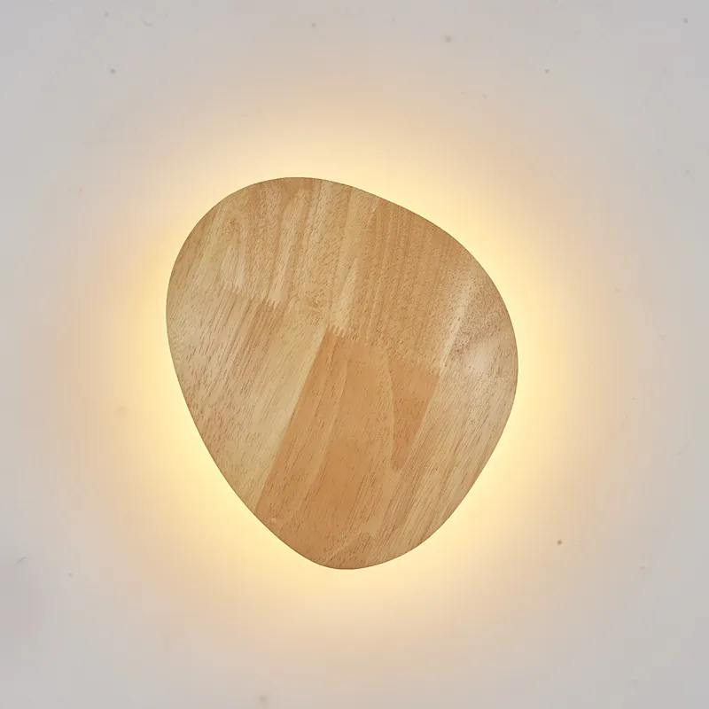 Lemroe Appliques Murales En Bois Lampe Moderne Intérieur Applique Murale Lumière Pour Salon Chambre Salle À Manger Éclairage Mural Décoratif, 8w