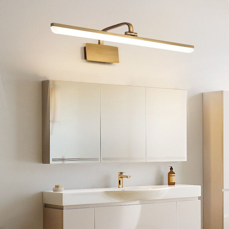 Lampe De Vanité De Salle De Bain À Led Moderne, Luminaire Mural Étanche À L'Humidité En Aluminium Pour Intérieur, Fonction De Mémoire À 3 Modes 40cm