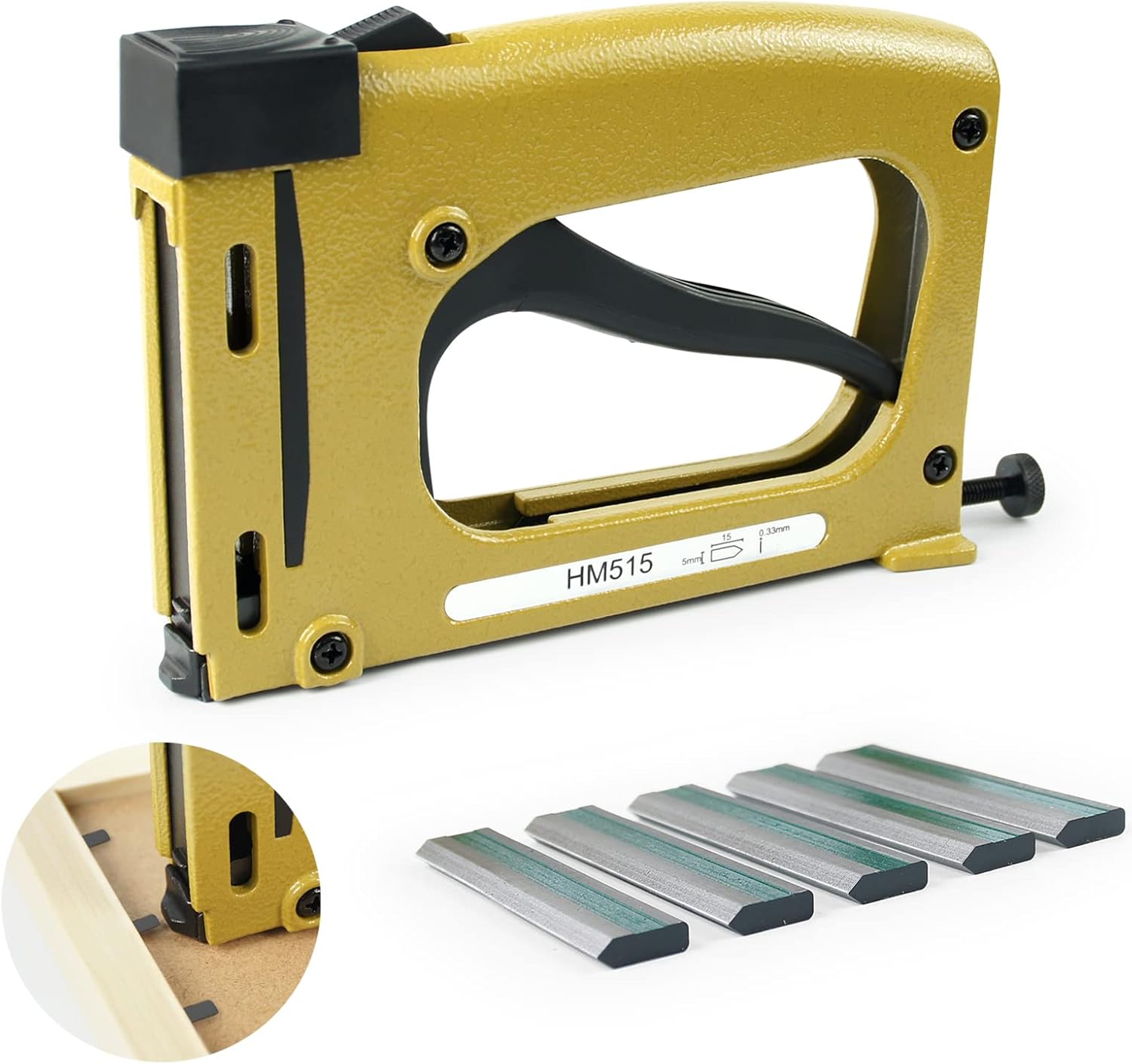 Cloueuse Manuelle Hm515 Avec Clous Flexibles Et 1000 Clous Pour La Fixation Des Pièces Du Panneau Arrière