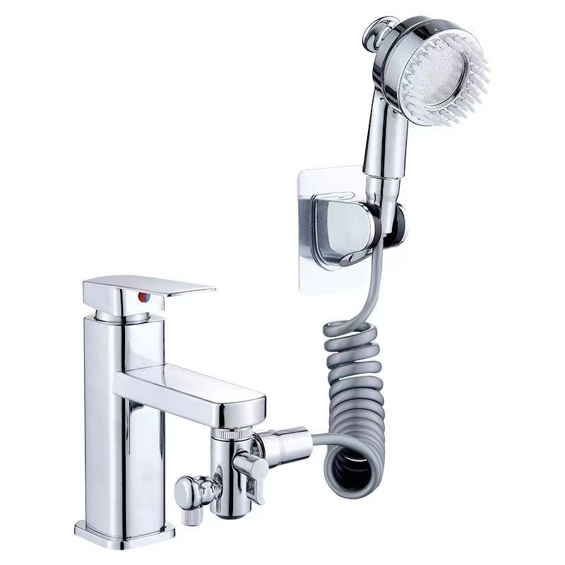 Alcachofa De Ducha Para Lavabo, Roscid Juego De Cabezal De Ducha De Baño De 3 Modos Cabezal De Ducha De Mano (3 Adaptadores De Grifo + Manguera De 2 M)