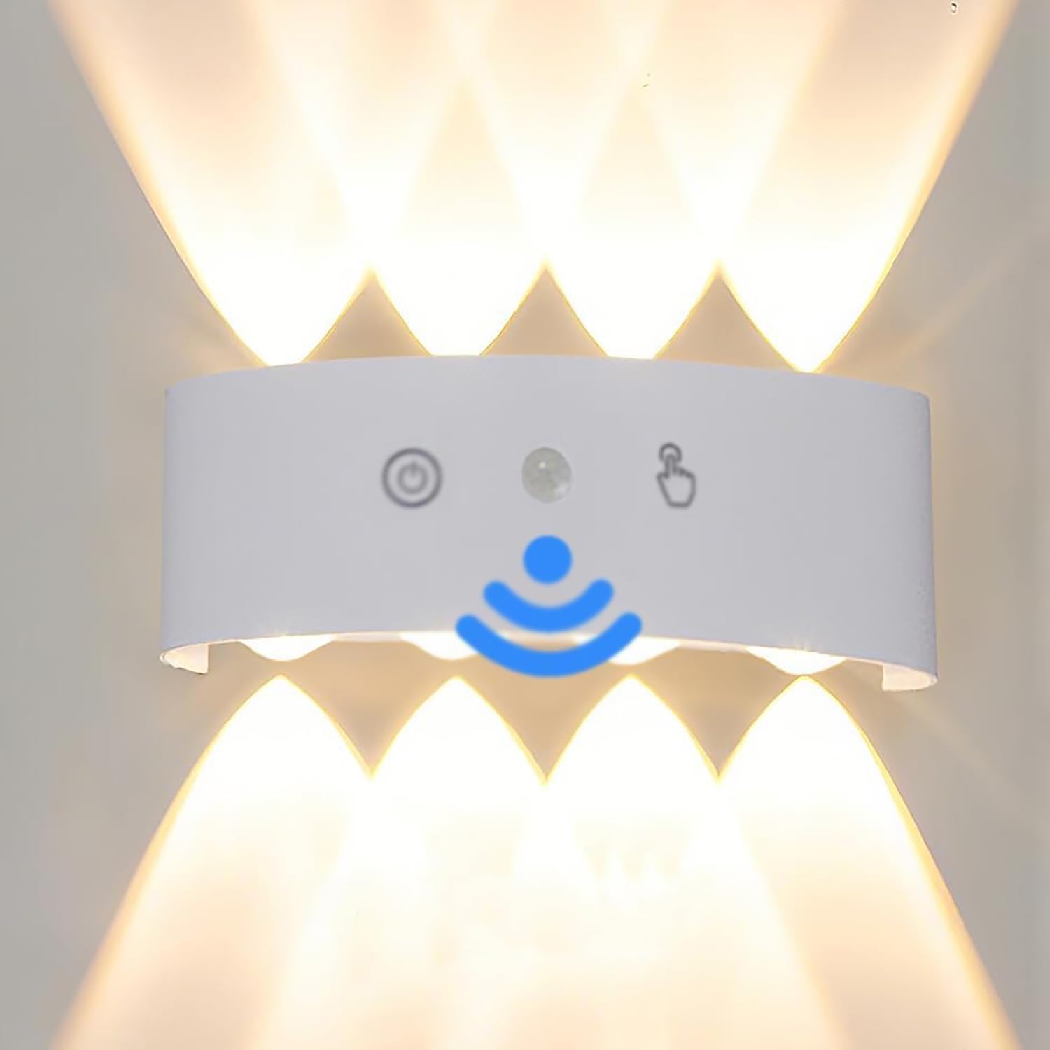 Batterie Rechargeable Applique Murale Avec Detecteur De Mouvement Sans Fil Installation Magnétique Intérieur Applique Murale 4000mah Lampe Murale Avec Interrupteur Touch Pour Chambre Couloir Enfant [c