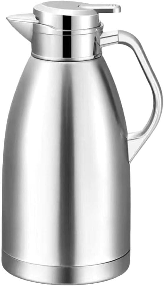 Coffee Thermal Carafe Stainless Steel Insulated Coffee Pot Double Walled Vacuum Thermal Pot Flask 2.3l Tea Pot Coffee Jug Water Dispenser For Hot Water Beverage