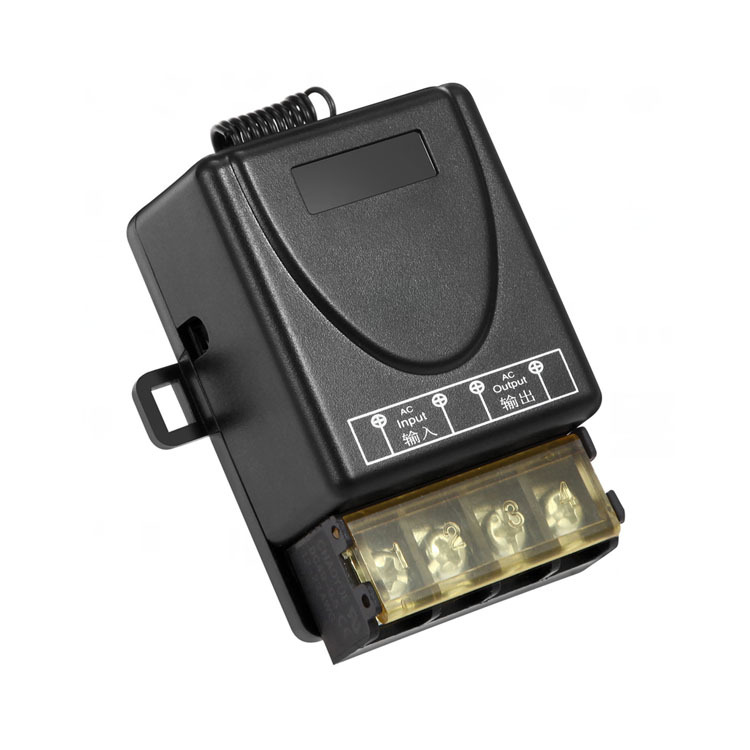 Interruptor De Control Inalámbrico De 433 Mhz Ac 220 V 230 V 30 A Receptor De Relé Y 4 Transmisores Control De Electrodomésticos