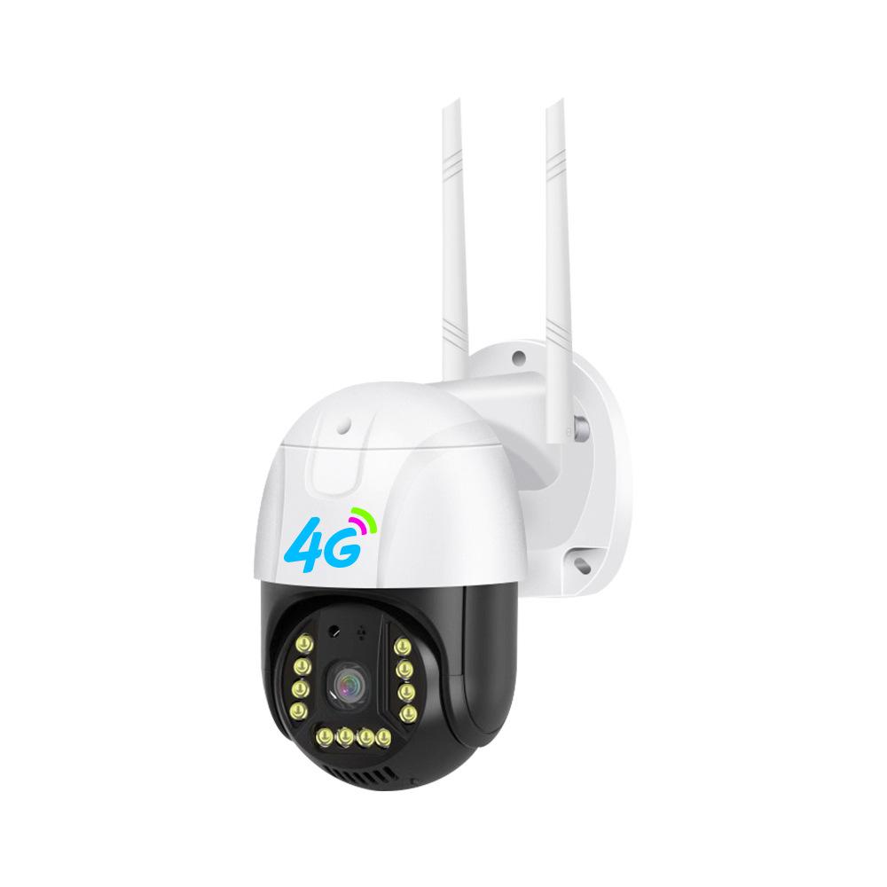 4g Caméra De Surveillance Extérieure, Caméra Surveillance Extérieure,camera 4g Détection Humaine Vision Nocturne Couleur Enregistrement Suivi Auto Sécurité Maison