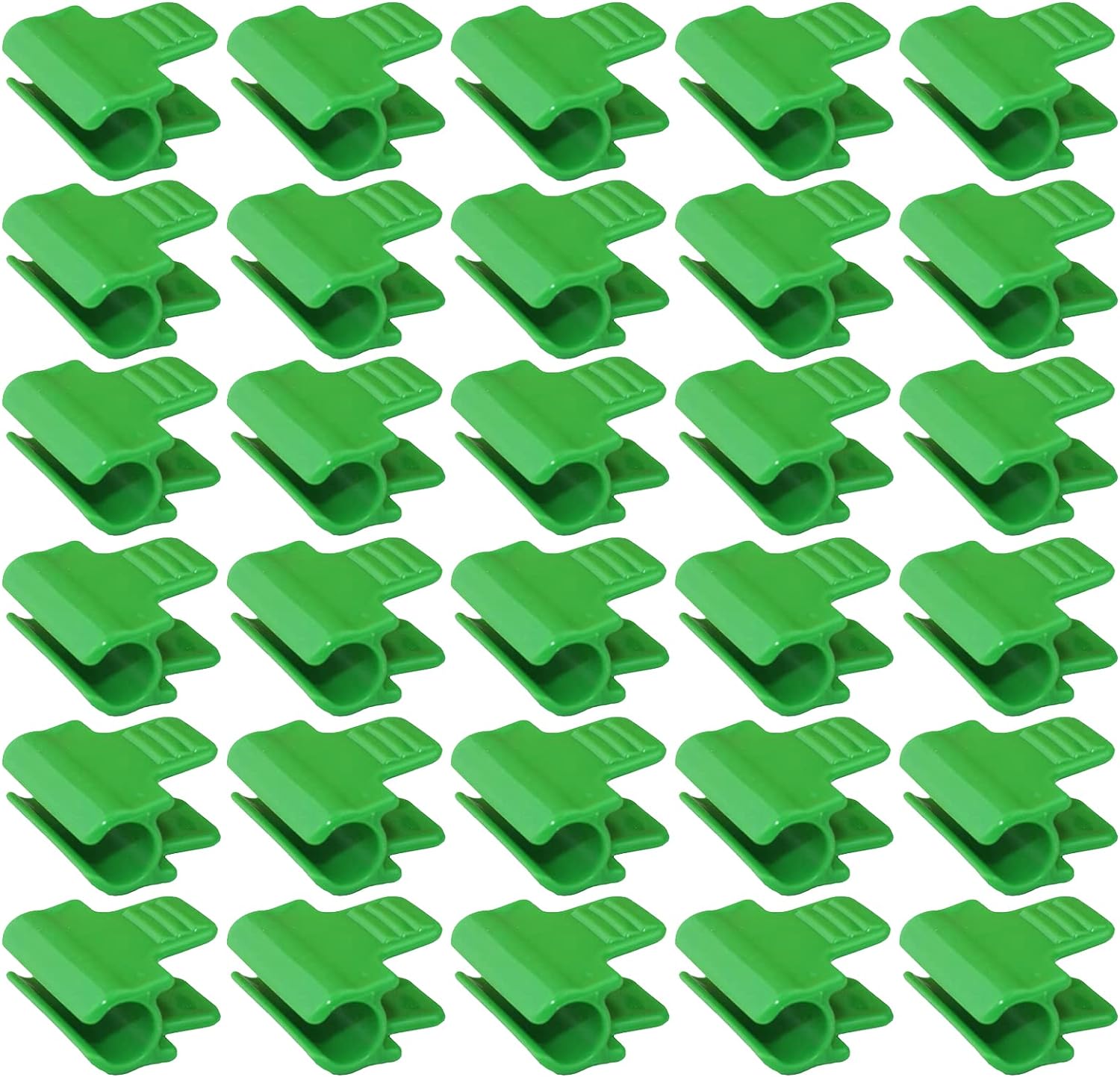 30pcs 19mm Serre Pinces Plante Clips Pour Jardin Ombrage Net,tube De Serre Clip De Film De Serre Pince À Effet De Serre Pince À Filet En Plastique