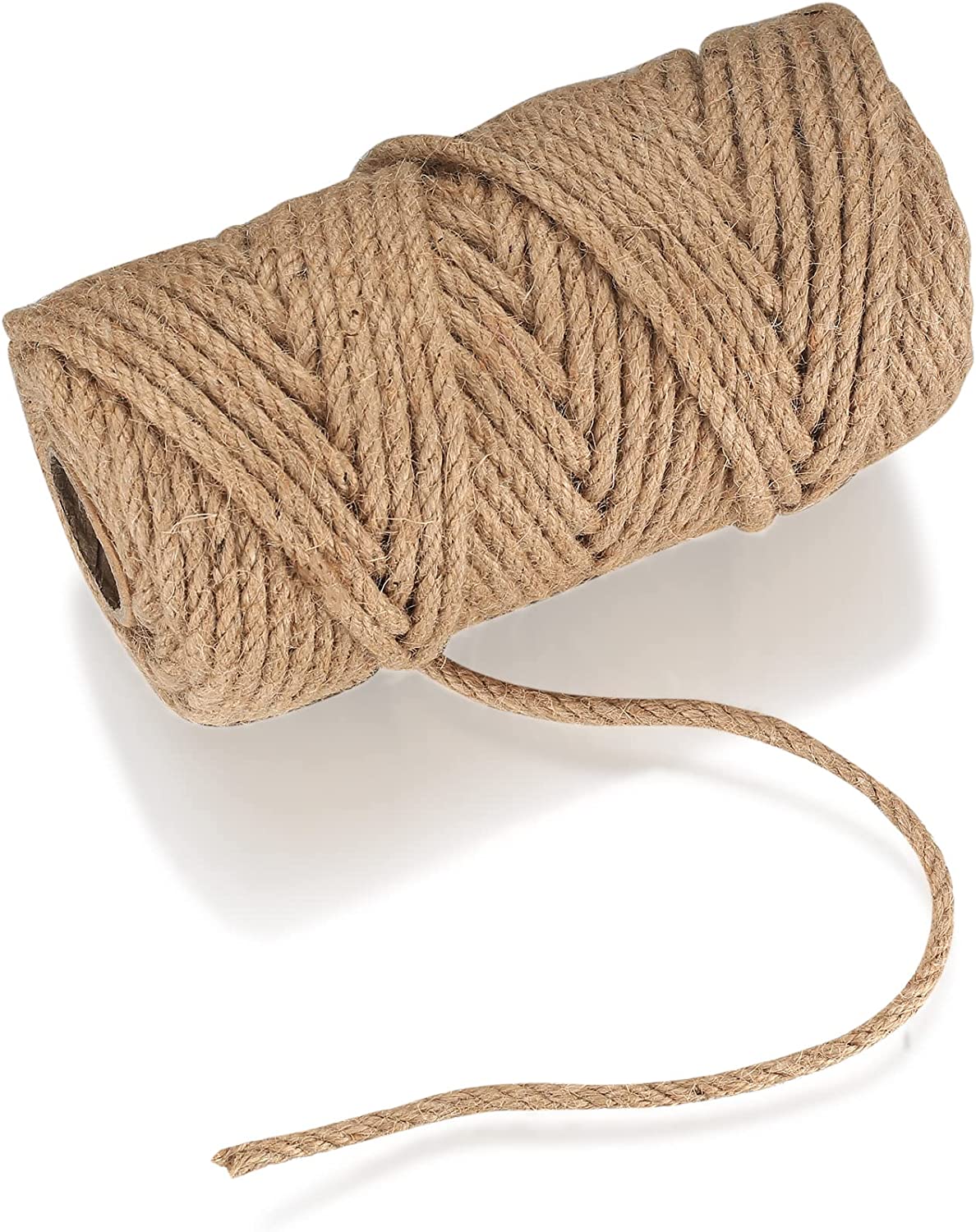 Ficelle En Jute, Corde De Jute Naturalelles, Corde De Jardinage Ficelle De Chanvre 6mm X 50m Pour La Décoration, Bricolage, Jardinage
