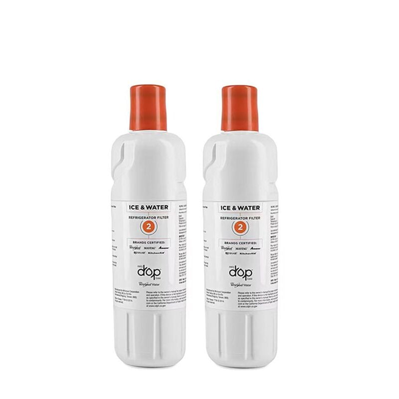Lot De 2 Filtres (edr2rxd1) Pour Réfrigérateur, Filtre À Eau Pour Réfrigérateur