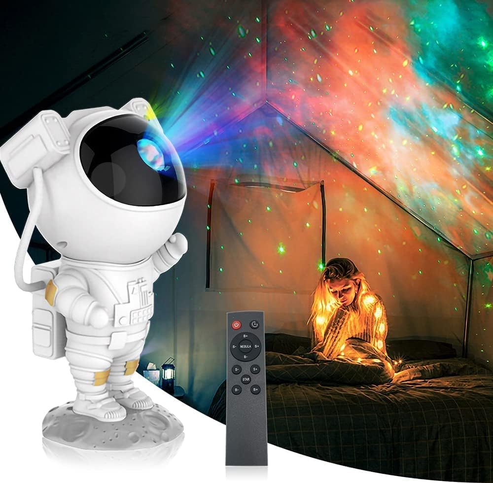 Projecteur De Ciel Étoilé À Led, Lampe Projecteur D'Astronaute, Veilleuse Décorative Pour Chambre D'Enfants, Adultes, Modèle Enfichable