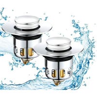 Pcs Bonde De Lavabo Pop-up Universel Bonde Lavabo Filtre De Vidange Anti-bloqué Bouchon D'Évier Pour Trous De Drainage 34 - 40mm