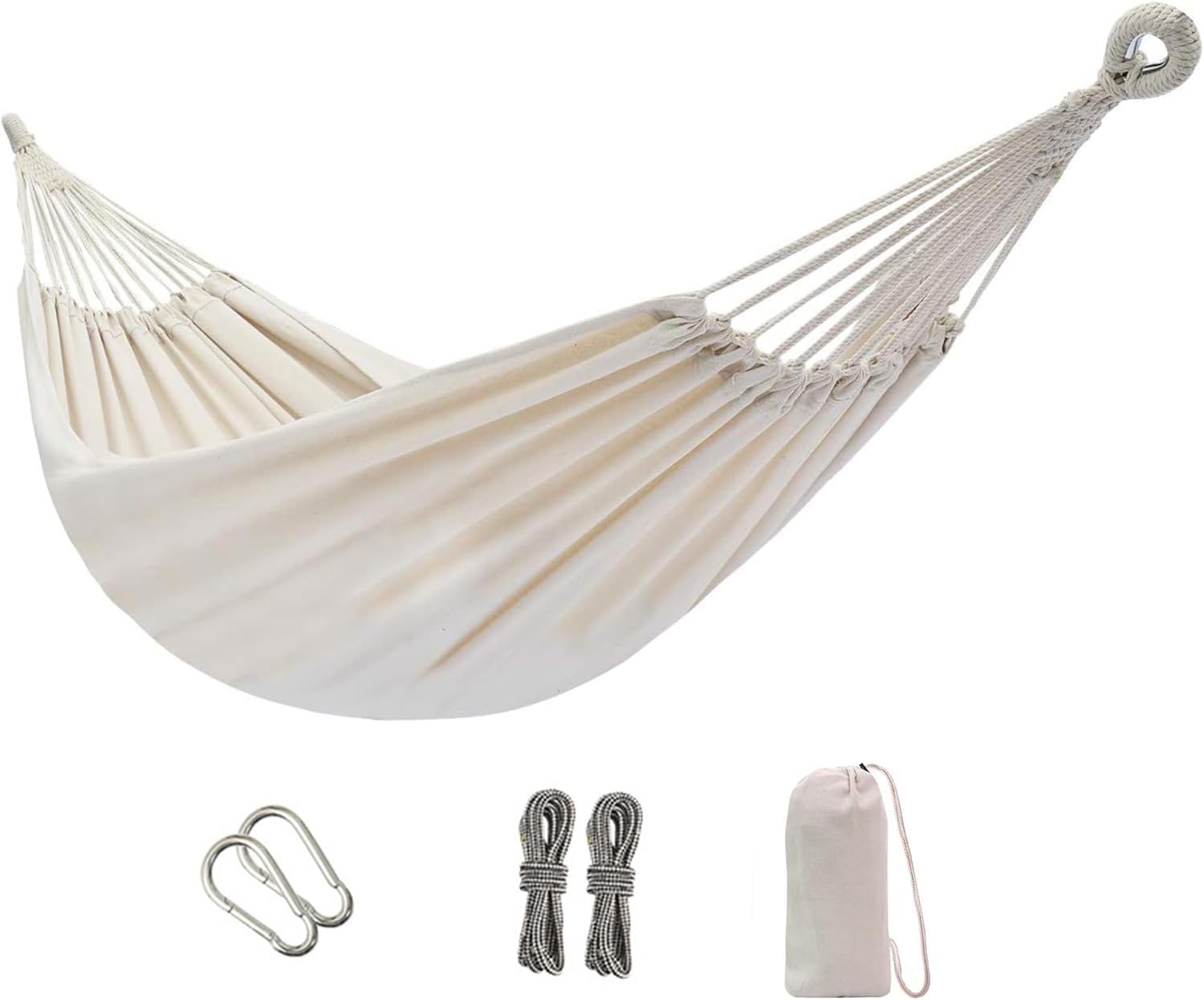 Camping Hammock, Brazilian Fabric Travel Hanging Durable Hammocks With Trees Straps & Travel Bag Portable Hammock For Camping Outdoor/indoor Patio Backyard Backpacking,hiking
