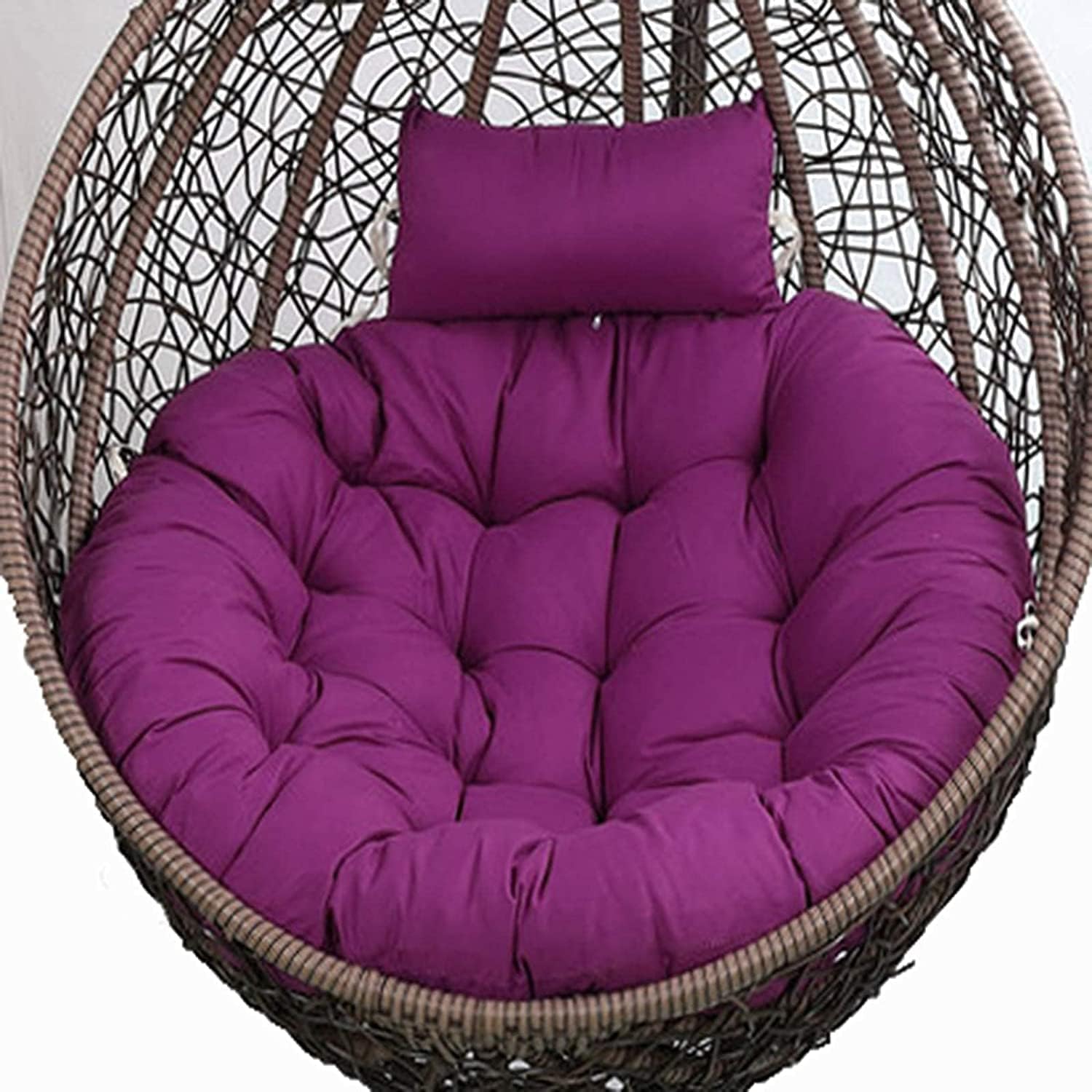 Egg Chair Cushion, Washable Hanging Egg Chair Cushion Replacement, Large Thick Hanging Rocking Chair Cushion, Indoor And Outdoor Garden Chair Mat