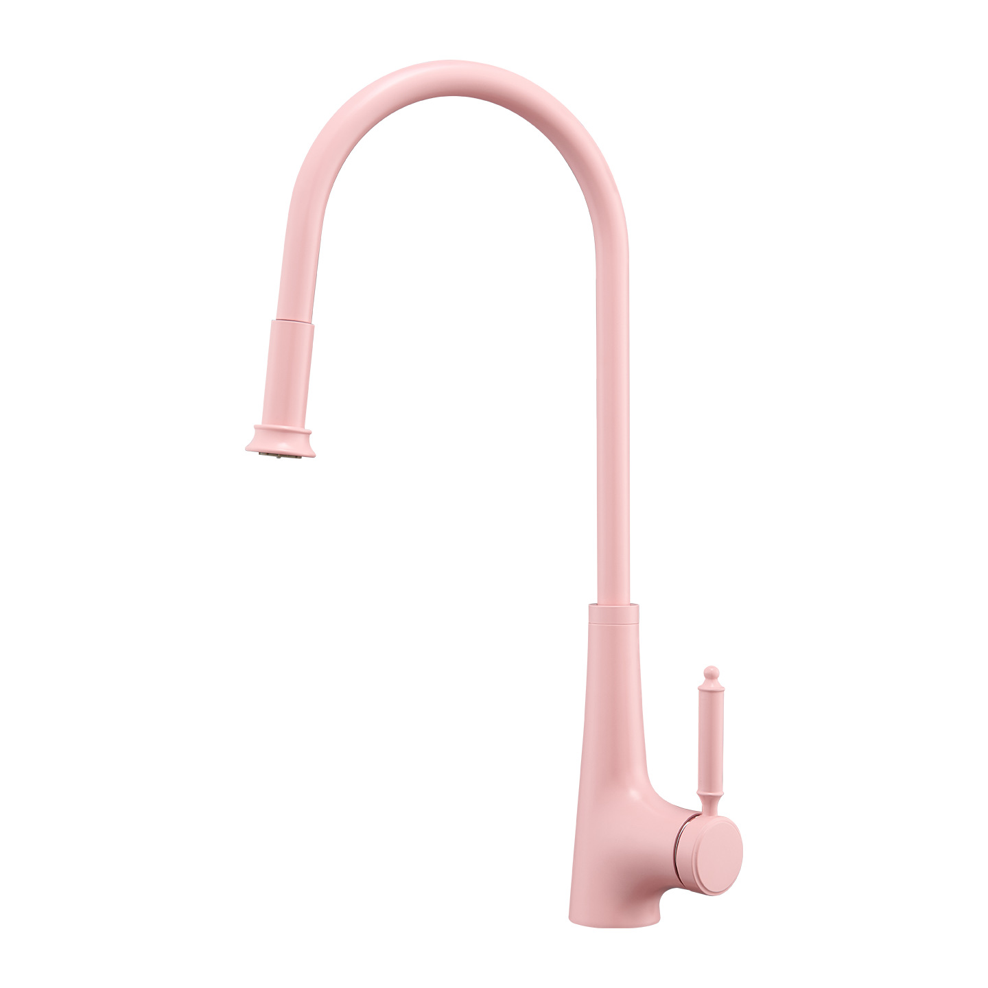 Robinet De Cuisine À Tirette Chaude Et Froide, Évier À Légumes, Évier À Vaisselle, Robinet En Acier Inoxydable, Rotatif,rose