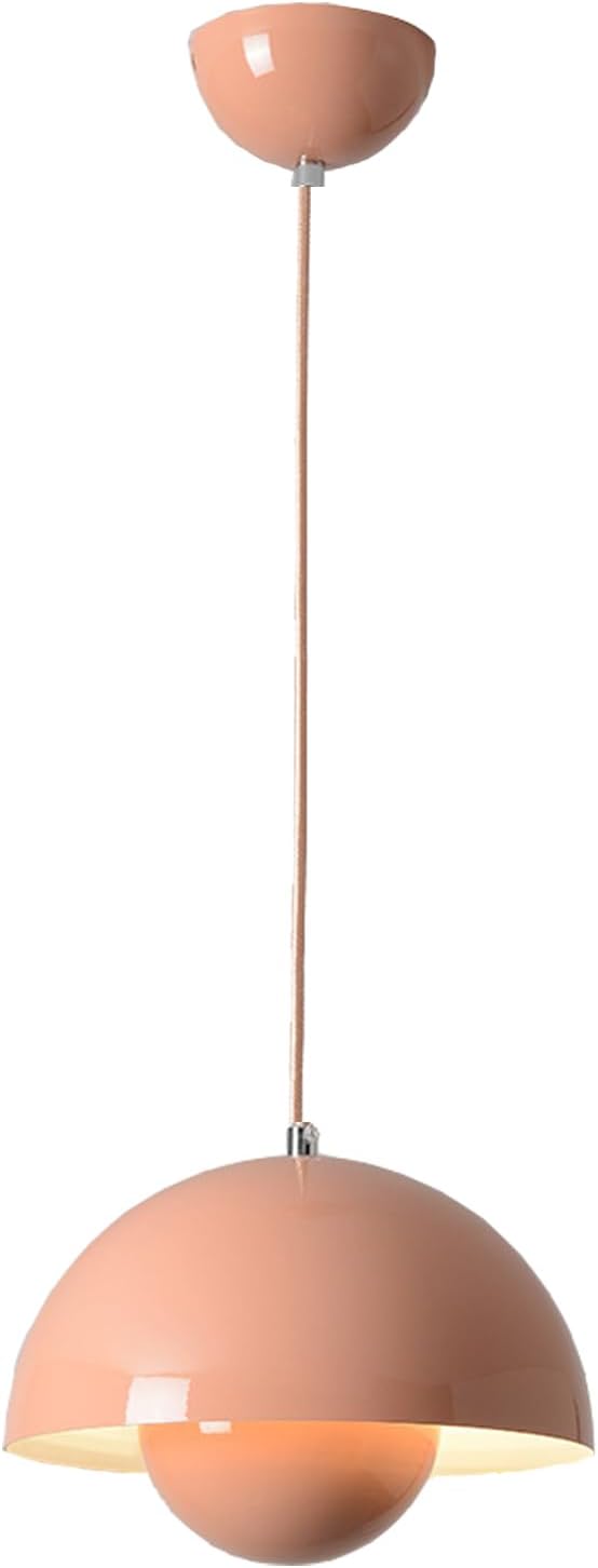 Suspension Luminaire Intérieur, Lustre Salon Moderne Créativité, Lampe Suspendue E27 Rose Plafonnier Pour Chambre Cuisine Salle À Manger