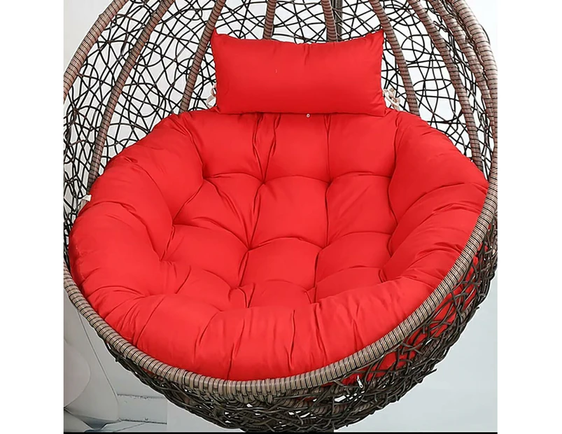 Coussin Pour Fauteuil Suspendu Œuf, Coussin Pour Fauteuil Hamac, Coussin De Dossier Avec Appui-tête Pour Intérieur, Extérieur, Patio, Jardin, Rouge.