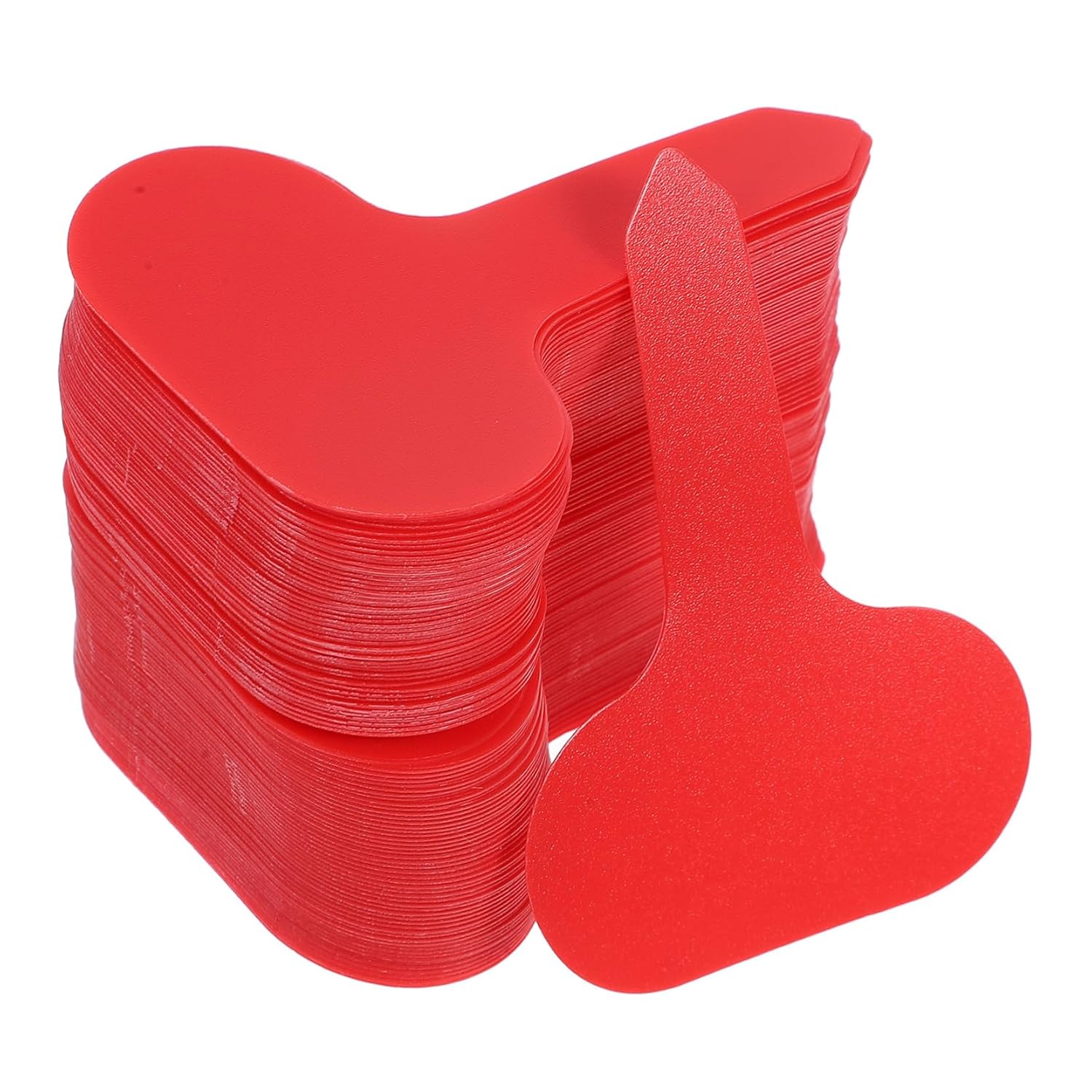 100 Étiquettes De Jardinage Rouges En Plastique Pour Arbres, Plantes En Pot Et Légumes.