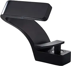 Robinet De Lavabo Monotrou, Robinet Cascade En Cuivre Pour Eau Chaude Et Froide, Noir