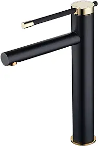 Robinet De Lavabo, Robinet De Salle De Bain Moderne Pour Lavabo À 1 Trou, Noir