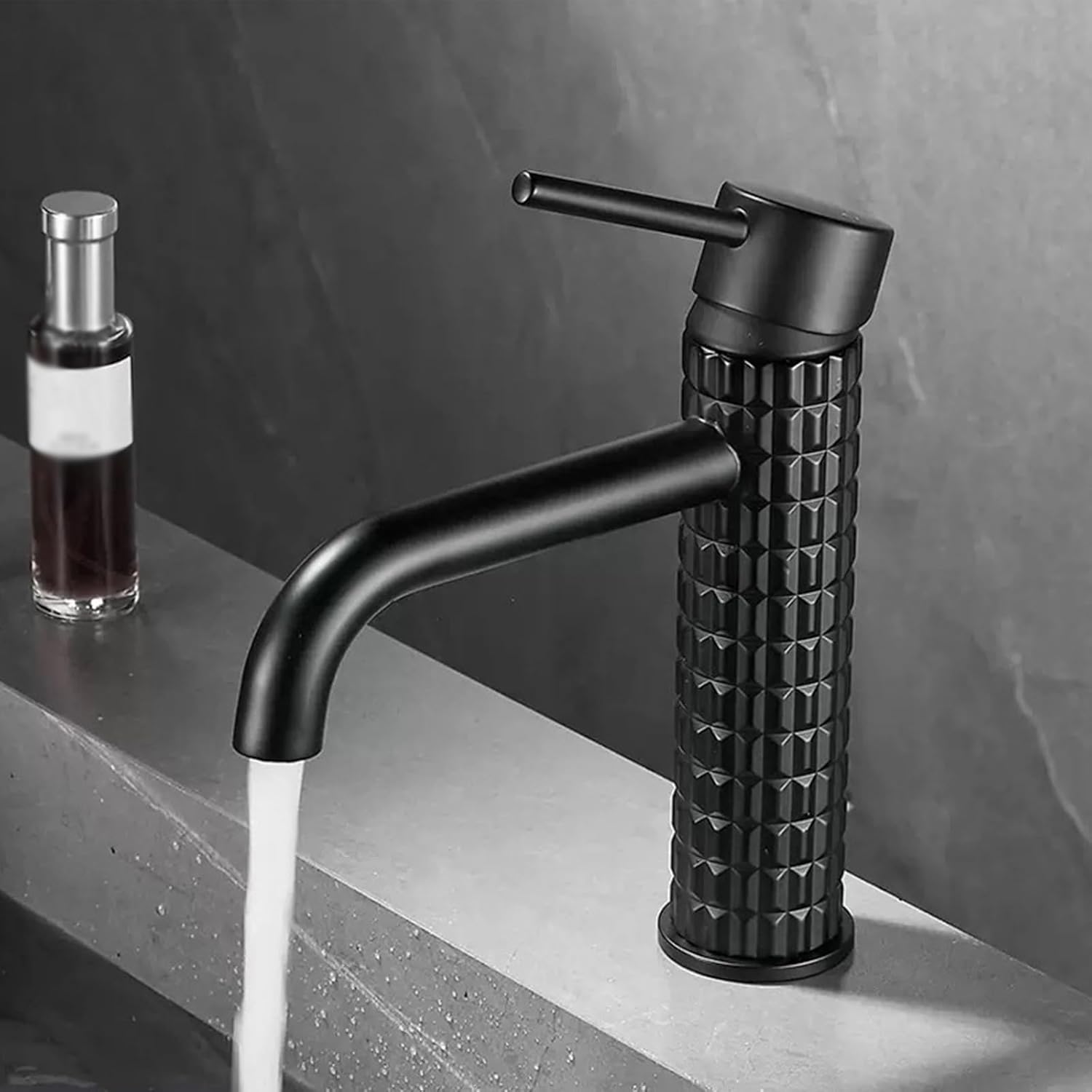 Robinet Salle De Bain Noir Monocommande Laiton Mitigeur Salle De Bain Eau Chaude Et Froide,faible