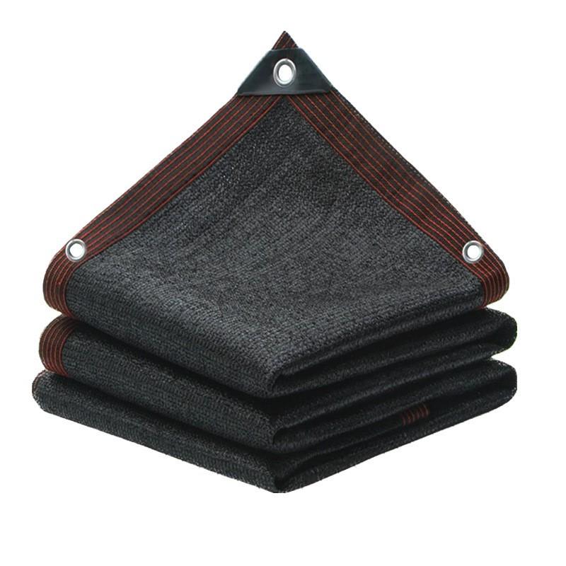 Filet Pare-soleil Noir 3 × 3 Mètres Filet De Protection Solaire Perforé Auvent Extérieur Balcon Filet D'Isolation Toit Toile Pare-soleil