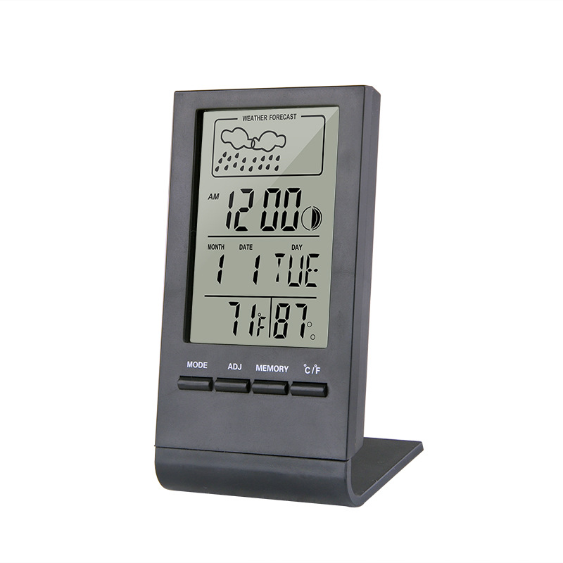 Thermomètre Et Hygromètre Électronique, Station Météo Numérique, Thermomètre D'Intérieur, -50-70 °c, Noir