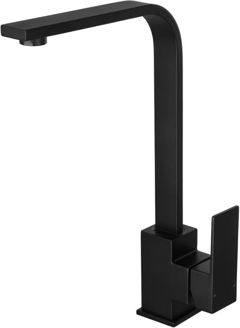 Robinet De Cuisine Carré Intégré Noir Mat Pour Évier (référence Produit : 96606067 Offre Spéciale : Mkh25.7.10-6)