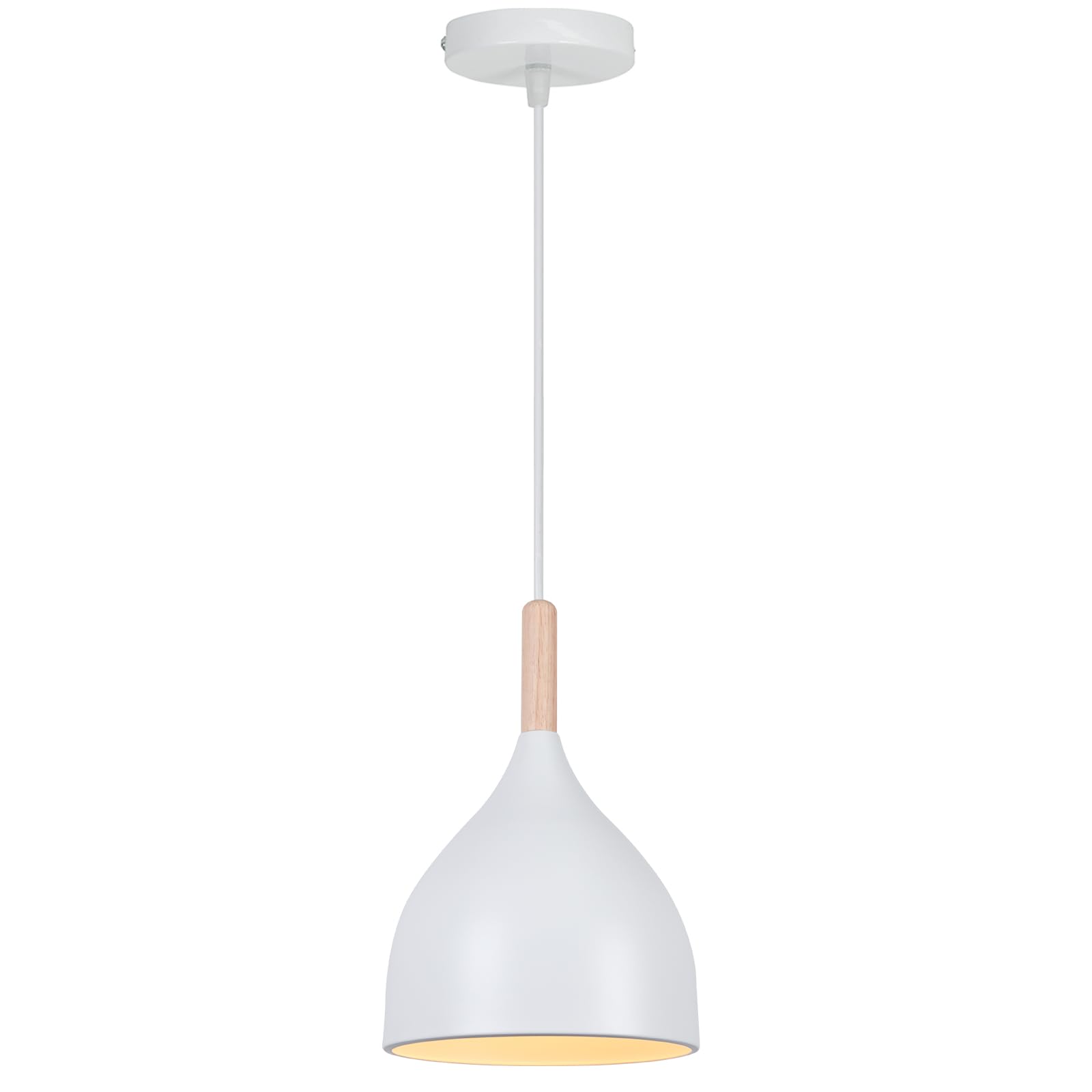 Plafonniers Lustre Suspension Moderne Industriel, Lampe Suspendue E27 Vintage Éclairage Plafond Plafonniers Rétro Métal Pour Salle À Manger, Salon, Chambre (blanc)
